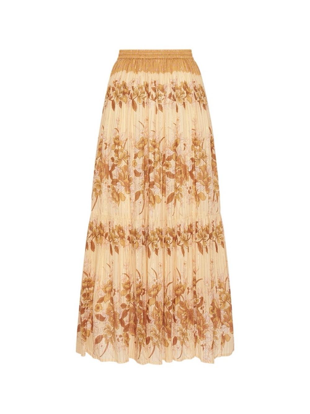 NWT Spell Coco Lei maxi skirt in caramel